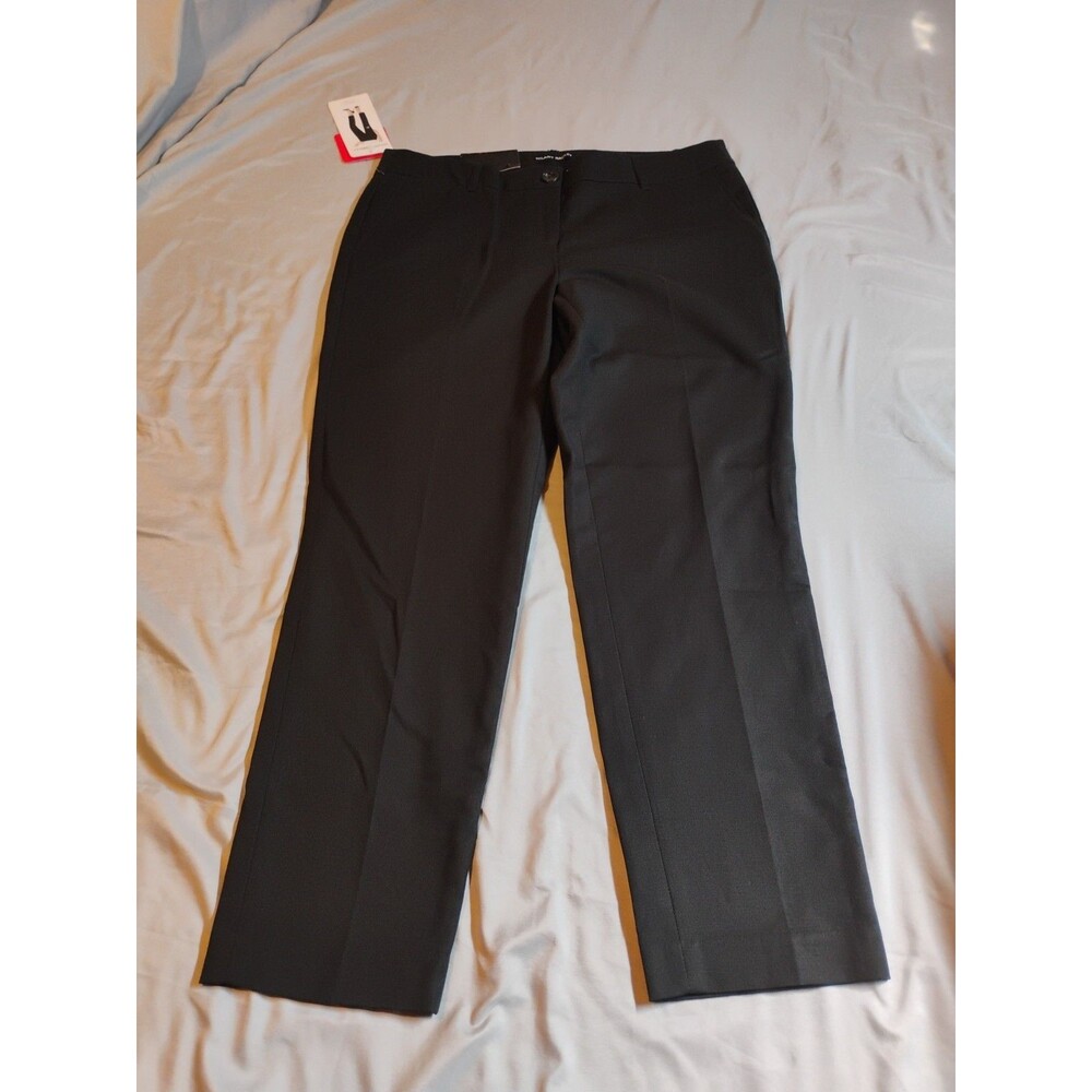 Hilary Radley Black Dress Pant Slim Leg Size 8 Flaw